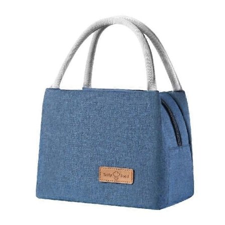 Frokosttaske til Kvinder Mænd Isolerede Madkassetasker til Voksne, Bærbare Køletasker Lækagesikre Termiske Høj Kapacitet, Sort