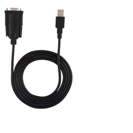 USB 2.0 til RS232 Seriell Port Kabel Konverter DB9 Universal Hunnkontakt Kabel 1.5M