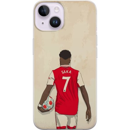 Yhteensopiva Puhelinkuori Apple Apple iPhone 15 Arsenal FC Jalkapallo Arsenal FC Motiivi Pelaaja Premier League Englanti Suosittu Urheilulaji Jalkapal