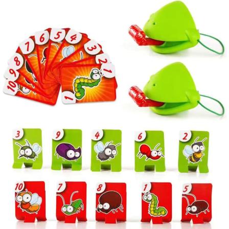 Grodtungaspel med blåsluft, insektspapp ingår 21*7*10CM