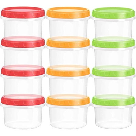 2025 Seneste Model Genanvendelige Små Frysebeholdere 236 ml Plastik Madopbevaringsbeholdere med