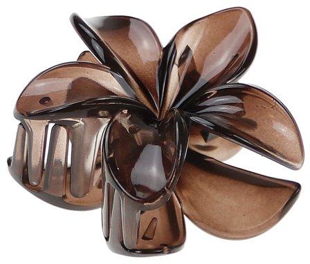 Senze Faldklemme Plast Brown, Hår, Hårpynt, Hårklemmer