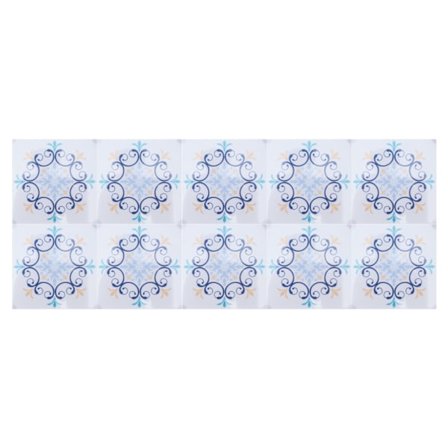 10 selvklæbende fliser, vandtætte og skridsikre