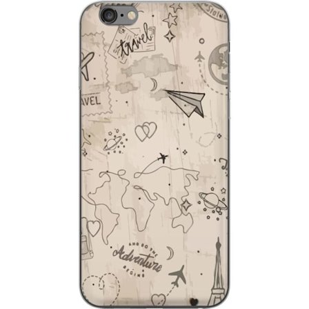 Yhteensopiva Puhelinkuori Apple iPhone 6 Plus Tulevaisuuden aseistettu sankari vaaleanpunaisessa ja kultaisessa puvussa, jossa hehkuvaa energiaa drama