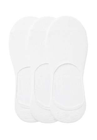 Å MAN Sneaker socks, 3-pack Strumpor Vit 41/45