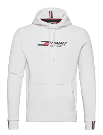 Terry Logo Hoody White Tommy Sport