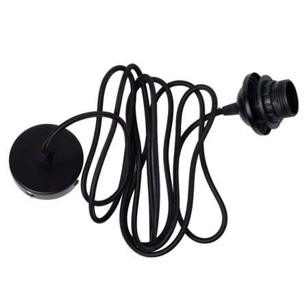 Edgeform E27 kattokaapeli 3 m, musta