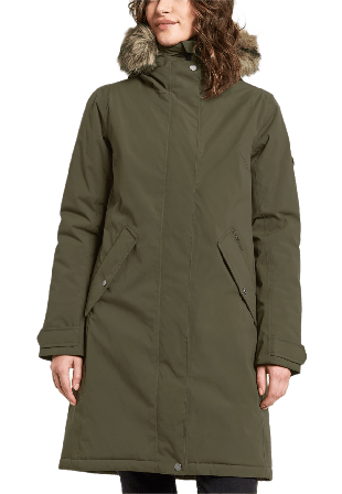 Didriksons Erna Parka Jackor Dam Grön 34