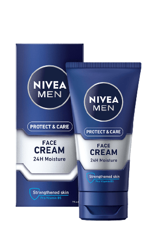 NIVEA Ansiktskräm Protect & Care Moisturiser Face Cream 75 ml MEN Ansikte Herr ONESIZE