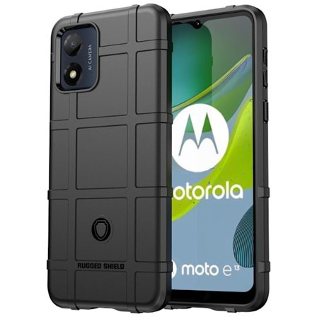 SKALO Motorola Moto E13 4G Rugged Shield iskunkestävä TPU suojakuori