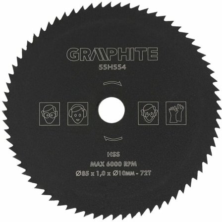 HSS-sahaterä 85 mm x 10 mm x 72T musta pieni pyörösahanterä 85 10 sähköpora minipieni sahanterä kovametallipyörösahanterä