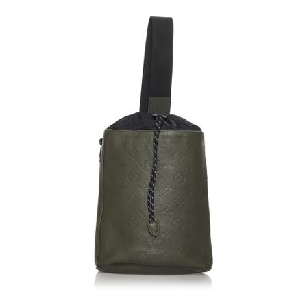 Louis Vuitton Vintage Pre-owned Monogram Chalk Sling Taske Grøn, Dame Vintage Tasker, Størrelse: ONE Size