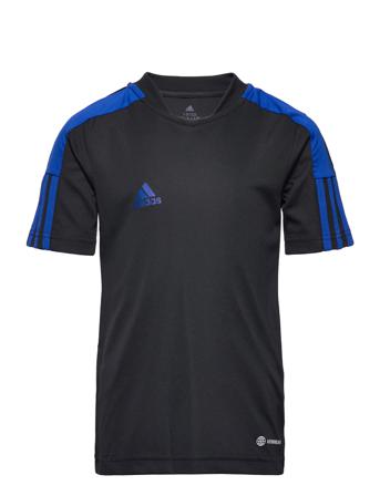 Tiro Essentials Jersey T-shirts Short-sleeved Svart Adidas Performance
