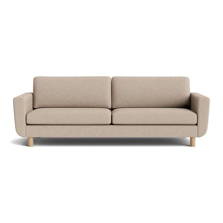 Haven 3 personers sofa - Loop Beige - 244x86x86 - Sofa, 3 personers sofa