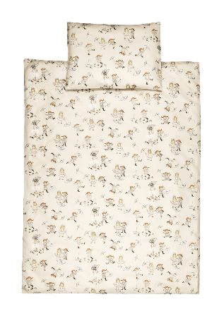 PIPPI Påslakanset, spjälsäng Bädda Unisex Beige ONESIZE