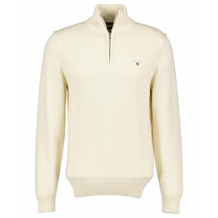 Gant - Stickade Tröjor - Beige - Herr - Storlek: L, Herr, Storlek: L