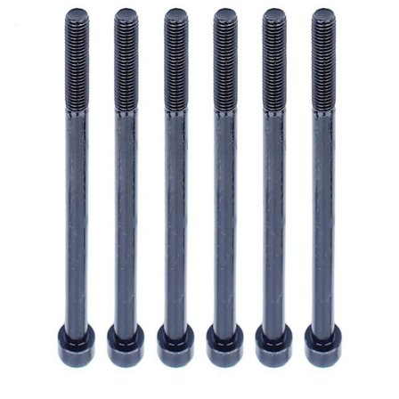 6 x Pakoputken Kiinnityslevy Yhteensopiva Husqvarna 340 345 346 346XP 350 351 353 Jonsered Korvaa 03202987 503204587