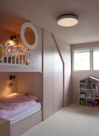 Luna taklampe Ø45 2700K - hvit