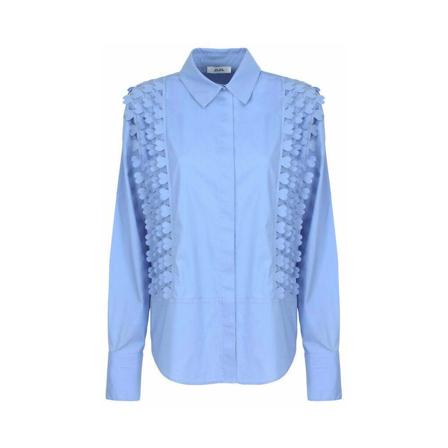 Jijil Shirts blå, Dam, Dam, Storlek: M