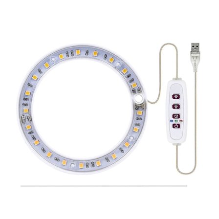 LED Kasvivalo Täysi Spektri Phyto Kasvilamppu USB Enkelirengaslamppu Mehikasveille, Kukille