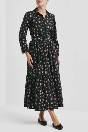 Poplin Shirt Dress Petals XS