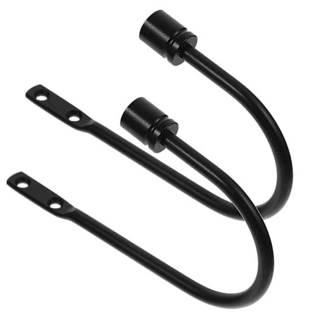 Gardinomtagsfeste Metall Gardinholder For Baderomsmøbler Tilbehør Sink Legering U Form 2 Sett