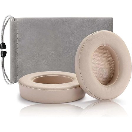 Udskiftnings ørepuder betræk kompatible med Beats Studio 2.0 trådløse/kablede og Studio 3.0 over-ear hovedtelefoner af Dr.DRE - 1 par (lyserød)