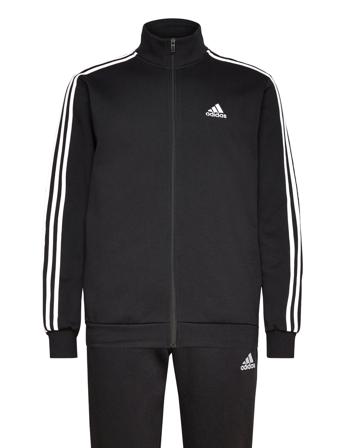 Sportswear Basic 3 Stripes Fleece Tracksuit Sport Sweat-shirts & Hoodies Tracksuits - Sets Black Adidas Sportswear