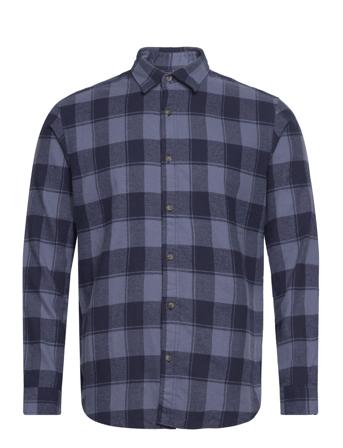 Jjplain Fall Buffalo Shirt Ls Jack & J S Navy
