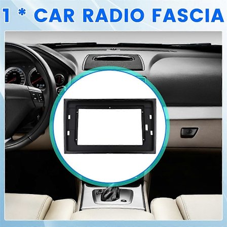 2 Din 10,1 tums bilradioinstallations-DVD GPS Mp5 Fascia Plan Ram för 2003-2014 VOLVO XC90