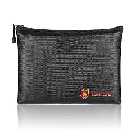 Brandsikker Dokumenttaske Pengeboks Brandsikker Brandsikker Vandtæt 27 * 17 Cm -HG