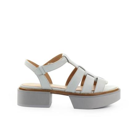 Paloma Barceló, Ivai Sandals Grijs, Dames, Maat:37 EU,leer