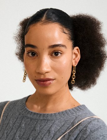 Pilgrim Phase Earrings Gold-Plated - Gold - ONE SIZE