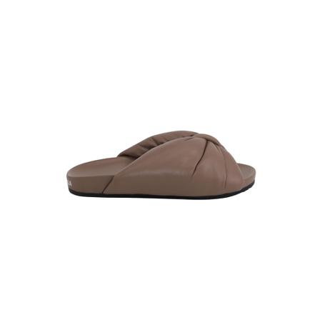 Balenciaga Vintage Pre-owned Puffy Knotted Slide Sandalen , Beige , Dames , Maat: 37 EU