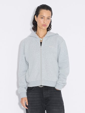 Holzweiler W Regular Zip Hoodie - Grey Mix - Women's - XL