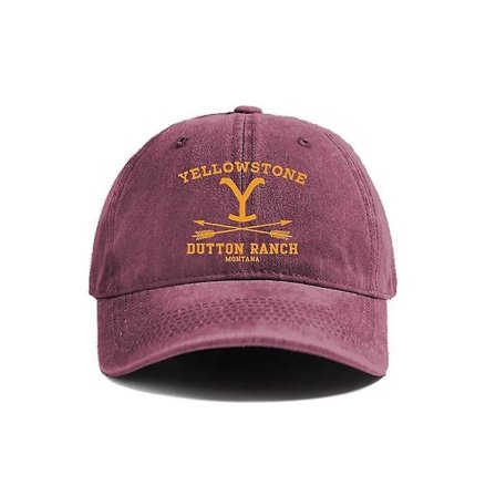 Yellowstone National Park Baseball Caps Distressed Hats Cap Men Women Retro Outdoor Summer Adjustable Yellowstone Hats Mz-294 [DB]