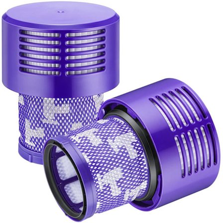 2 st V10 dammsugarfilter, ersättningsfilter för V10 Absolute, V10 Animal, V10 Motorhead, SV12 dammsugare, reservdel