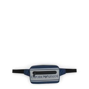 Kids - Emporio Armani Blue Branded Fanny Pack - Bags - One size - Blue - Junge