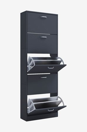 VCM - Skoskab Sipos Xl - Grå - Skoskabe - Fra Homeroom