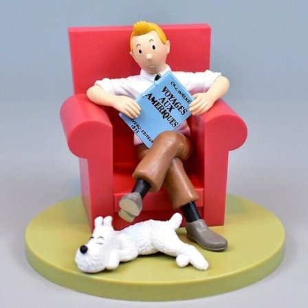 Tintins eventyr Tintin-figur PVC-statue Stor figur-FX-