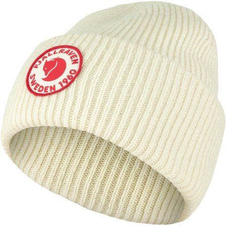 Fjällräven 1960 Logo Hat in Chalk White, Ull
