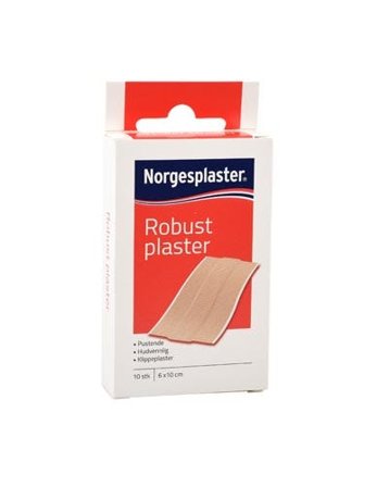 Norgesplaster robust plaster 6 x 10 cm 10 stk
