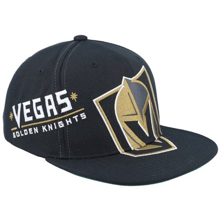 Mitchell & Ness - NHL Sort snapback Kasket - Vegas Golden Knights Big Time Black Snapback @ Hatstore