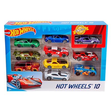 Hot Wheels Pikkuautot 10 Kpl