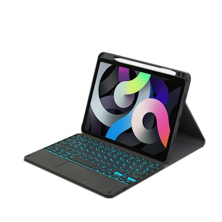 iPad Air 2-etui med baggrundsbelyst tastatur og touchpad iPad Pro 11 M4