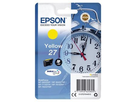 Epson 27 - gul - original - blekkpatron