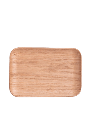 Sagaform Hanna Tallrik Skålar Brun 19x13x1,5cm