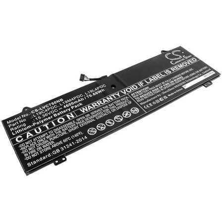 Batteri till Notebook, Bärbar dator för Lenovo Yoga C750 14 ITL, Yoga 14C ITL 2021 m.fl.