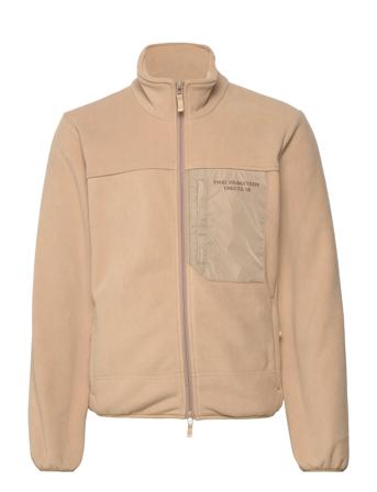 Fleece Jacket Sweat-shirts & Hoodies Fleeces & Midlayers Beige Twelve Sixteen