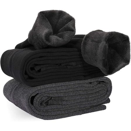 Varme ullforede tights for kvinner - tykke fløyelstights, varme bukser